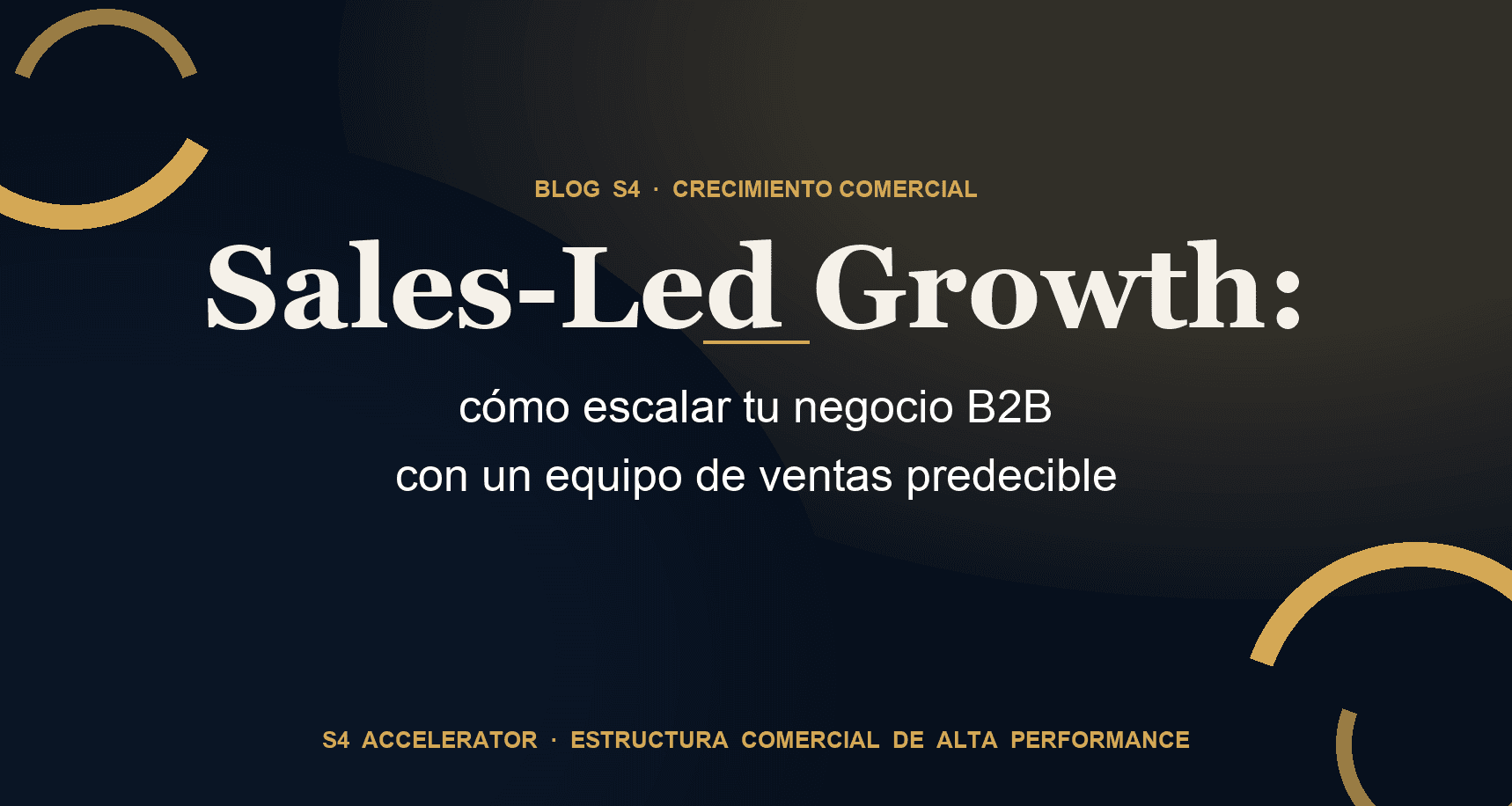 Sales-Led Growth (SLG): cómo escalar ventas B2B de ticket alto con un equipo predecible
